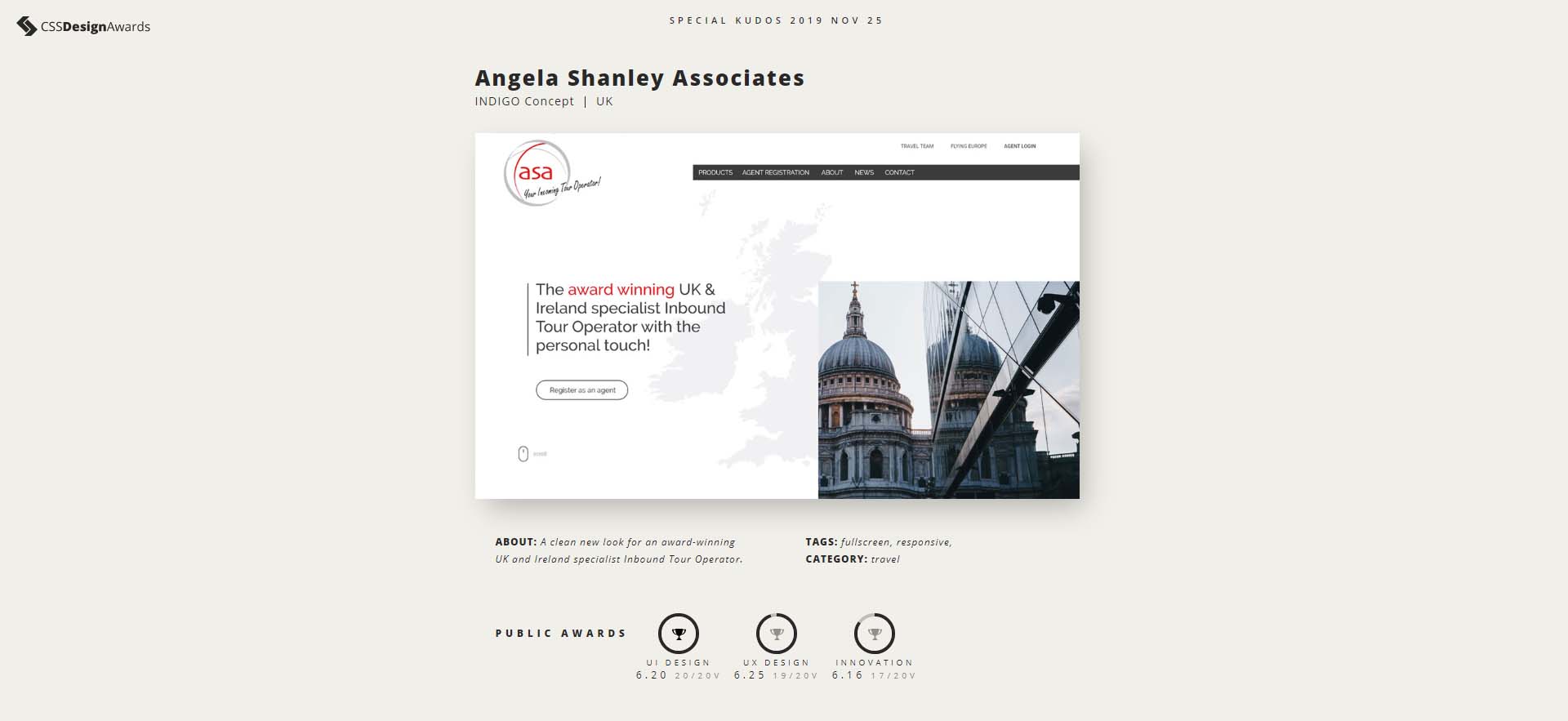 We’re delighted to have won two CSS Design Awards for our website - UK ...